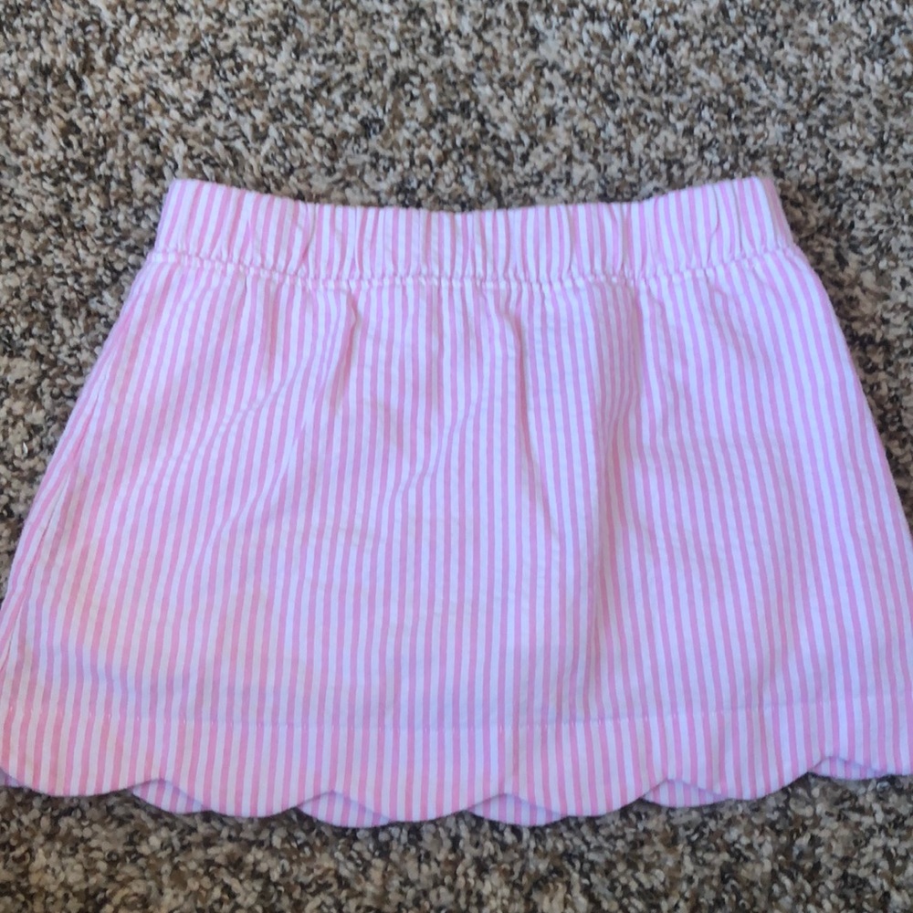 Pink and White Girls Skirt